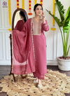KF 3001 Kalaai Viscose Chanderi Kurti With Bottom Dupatta Orders In India